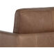 Portman Marseille Camel Leather Swivel Lounge Chair